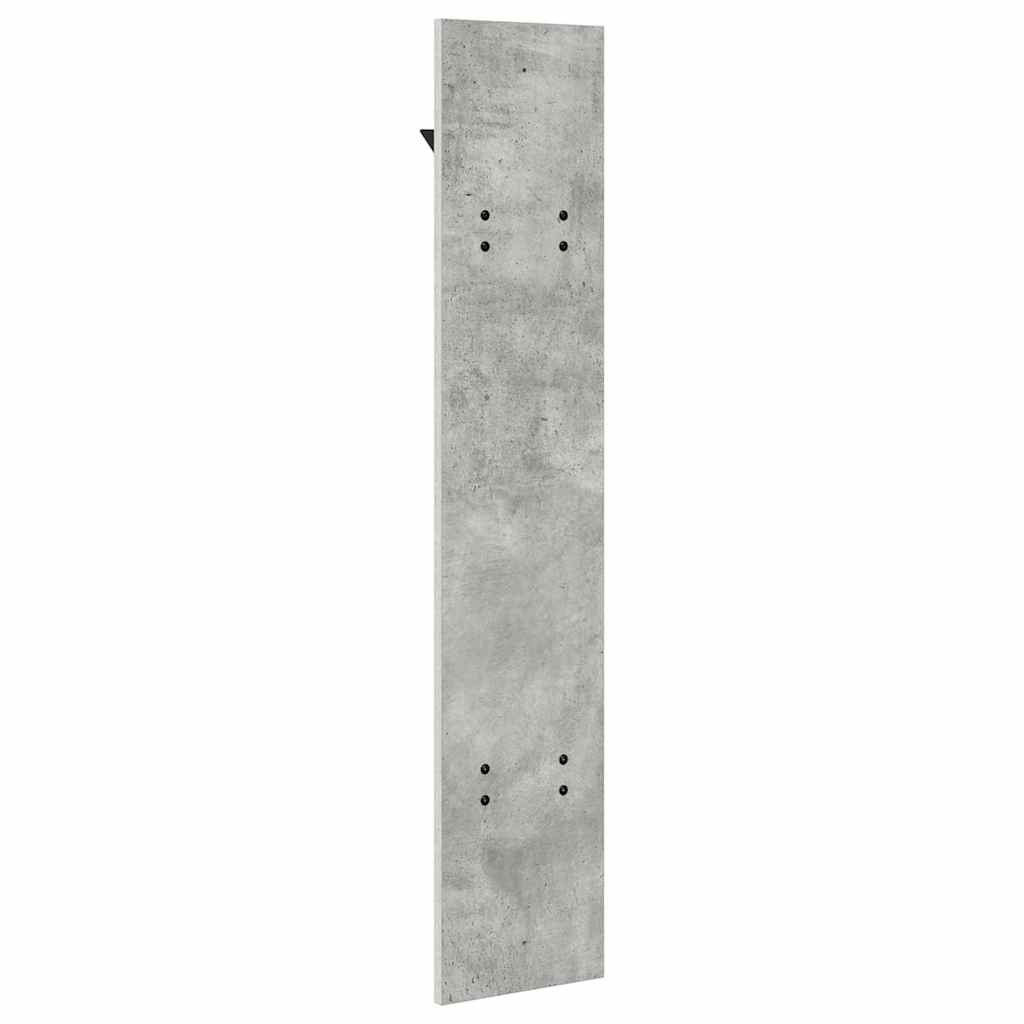 Wandgemonteerde kapstok Beton Grijs 20 x 1,5 x 100 cm is nu te koop bij PeponiXL, paradijselijk wonen!