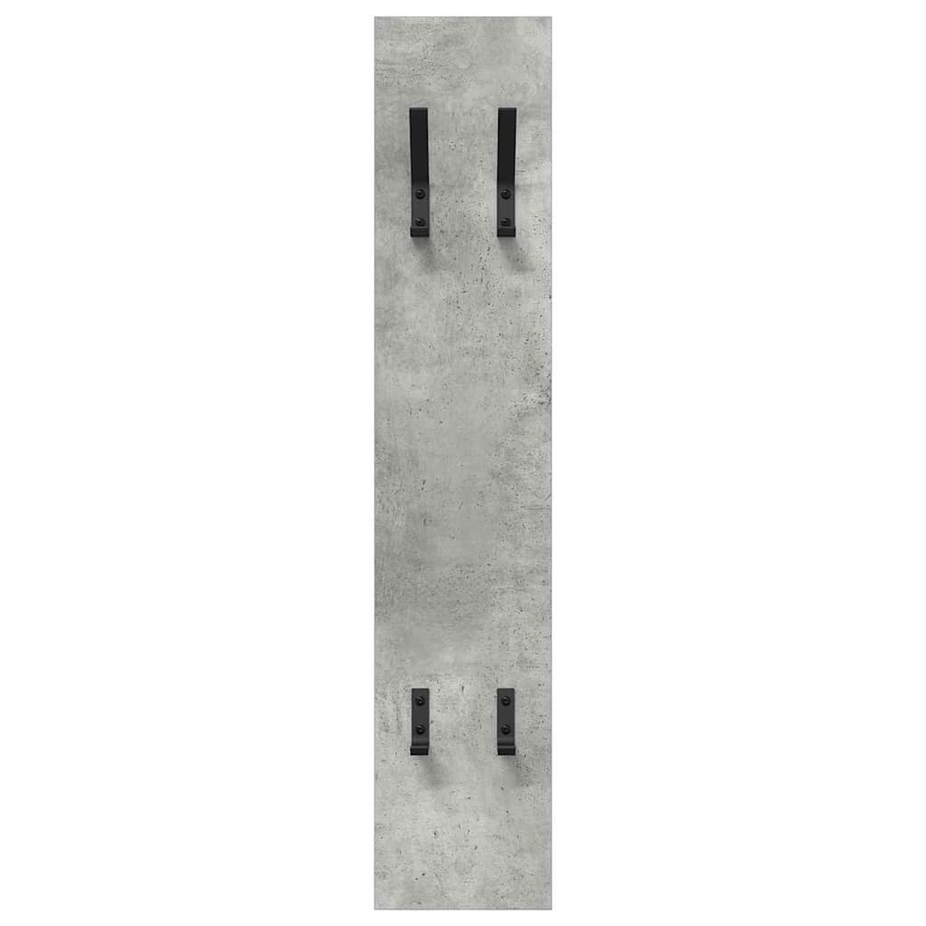 Wandgemonteerde kapstok Beton Grijs 20 x 1,5 x 100 cm is nu te koop bij PeponiXL, paradijselijk wonen!