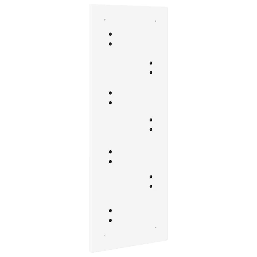 Wandgemonteerde kapstok Wit 30 x 1,5 x 80 cm Bewerkt hout is nu te koop bij PeponiXL, paradijselijk wonen!