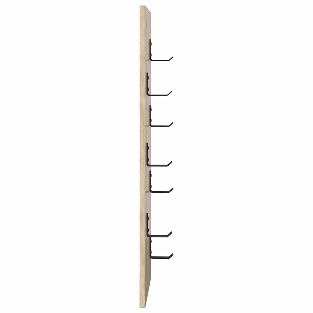 Wandgemonteerde kapstok Sonoma Eiken 30 x 1,5 x 80 cm is nu te koop bij PeponiXL, paradijselijk wonen!