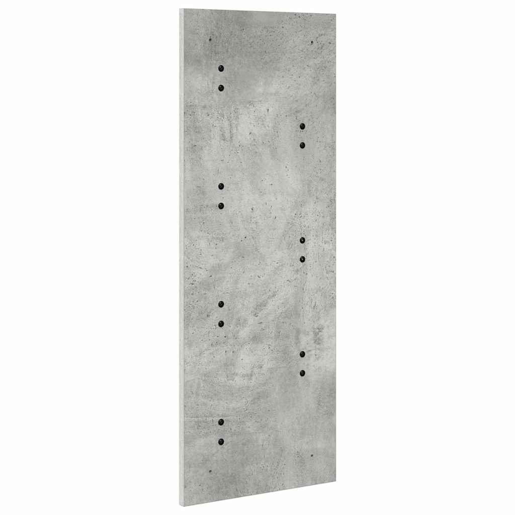 Wandgemonteerde kapstok met opslag Beton Grijs 30 x 1,5 x 80 cm is nu te koop bij PeponiXL, paradijselijk wonen!