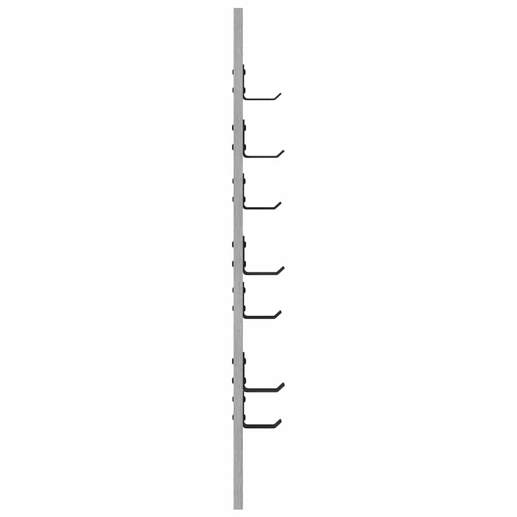 Wandgemonteerde kapstok Grijs Sonoma 30 x 1,5 x 80 cm is nu te koop bij PeponiXL, paradijselijk wonen!