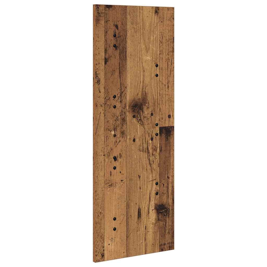 Wandgemonteerde kapstok Oudhout 30 x 1,5 x 80 cm Bewerkt hout is nu te koop bij PeponiXL, paradijselijk wonen!