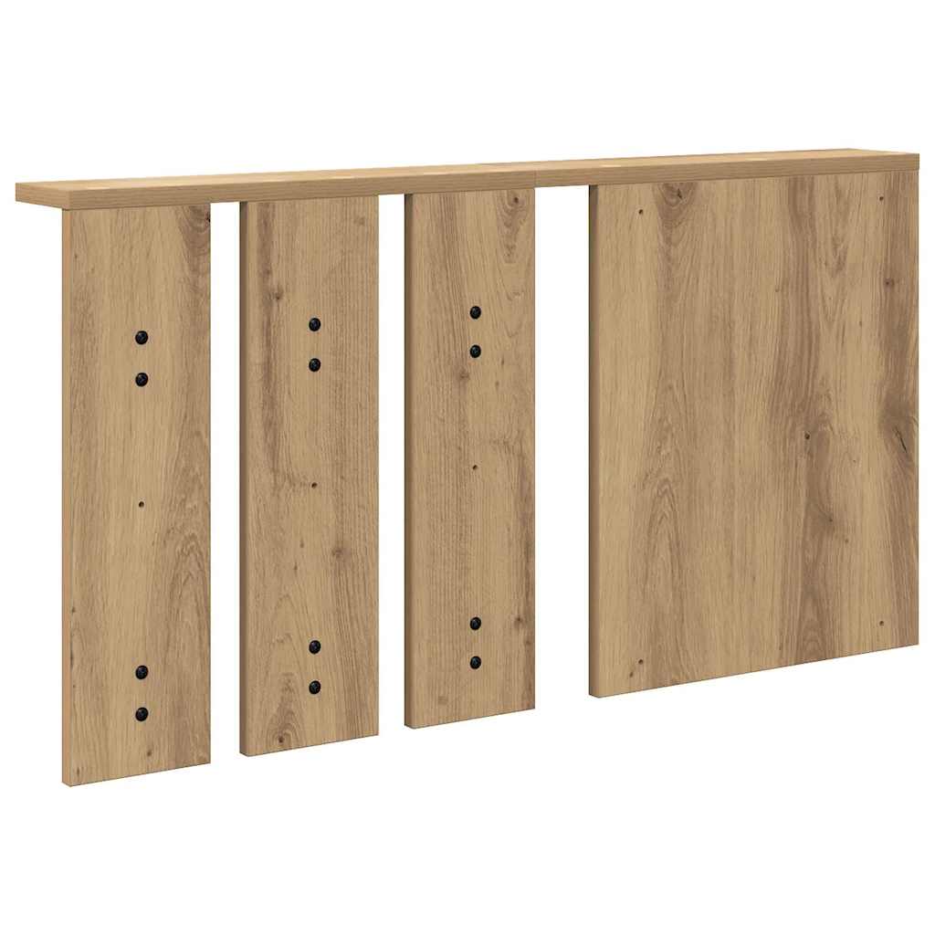 Wandgemonteerde kapstok artisanaal eikenkleurig 85 x 10 x 45 cm is nu te koop bij PeponiXL, paradijselijk wonen!