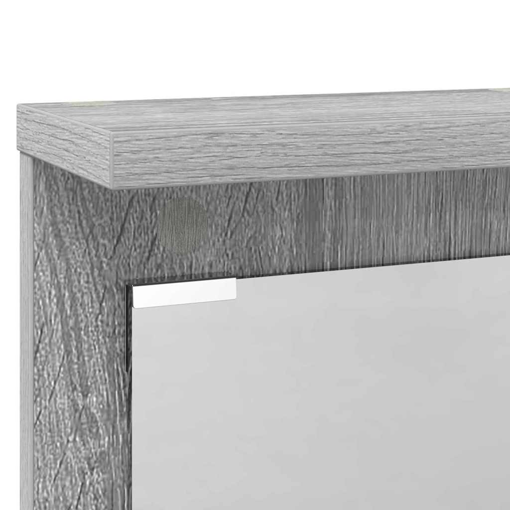 Wandgemonteerde kapstok met plank Grijs sonoma 84 x 10 x 80 cm is nu te koop bij PeponiXL, paradijselijk wonen!