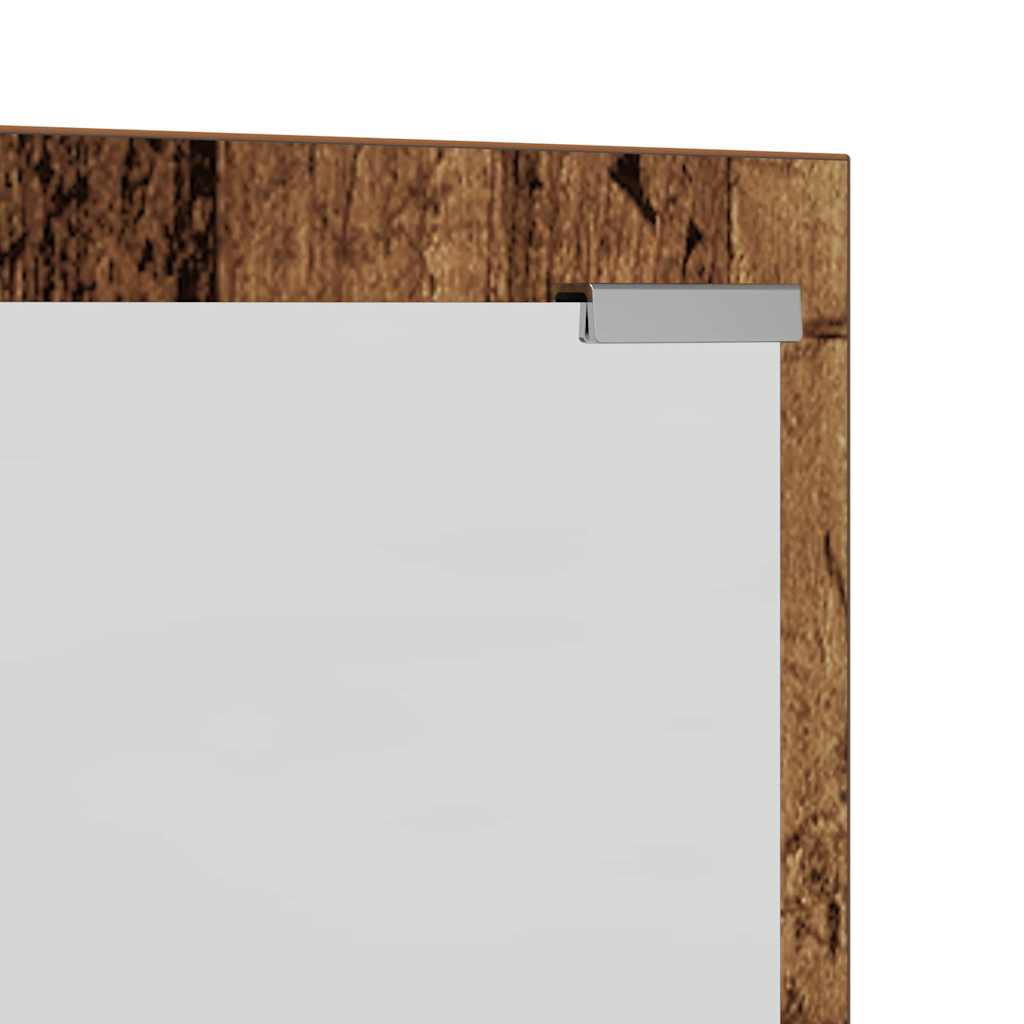 Wandgemonteerde kapstok Oudhout 100 x 10 x 100 cm Bewerkt hout is nu te koop bij PeponiXL, paradijselijk wonen!