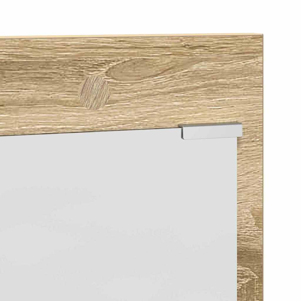 Wandgemonteerde kapstok met plank Sonoma Eiken 90 x 10 x 50 cm is nu te koop bij PeponiXL, paradijselijk wonen!