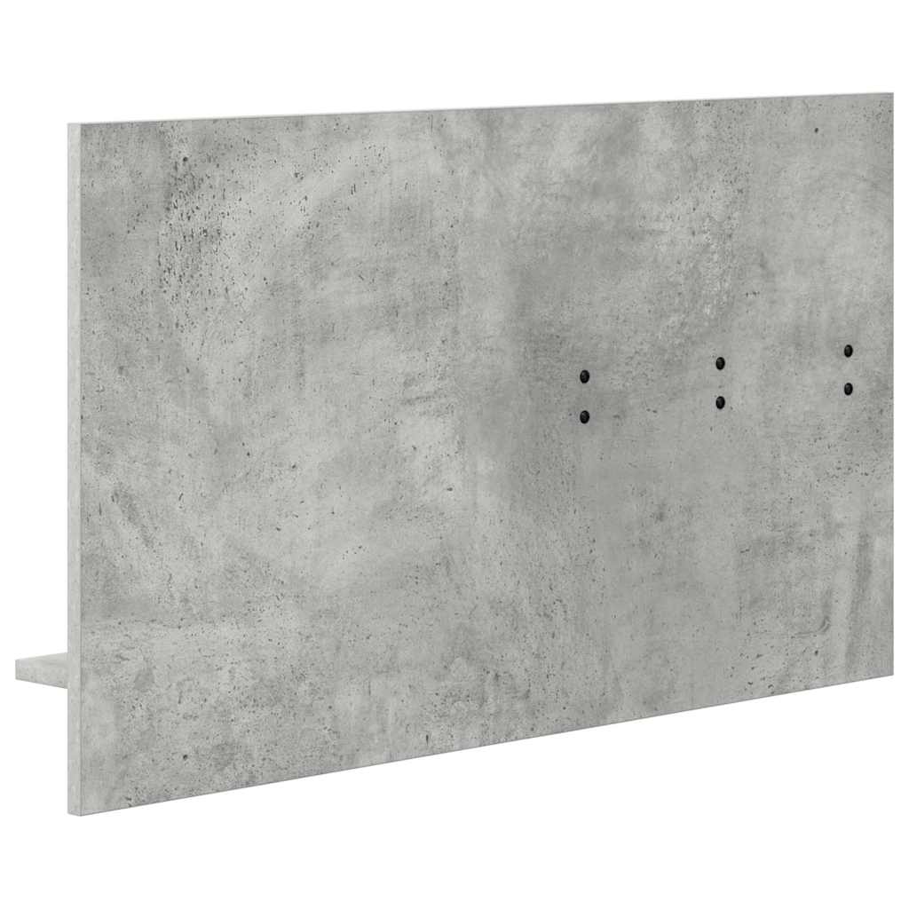 Wandgemonteerde kapstok met plank Beton Grijs 90 x 10 x 50 cm is nu te koop bij PeponiXL, paradijselijk wonen!