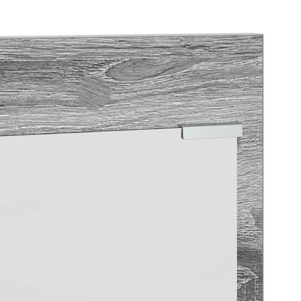 Wandgemonteerde kapstok met plank Grijs Sonoma 90 x 10 x 50 cm is nu te koop bij PeponiXL, paradijselijk wonen!