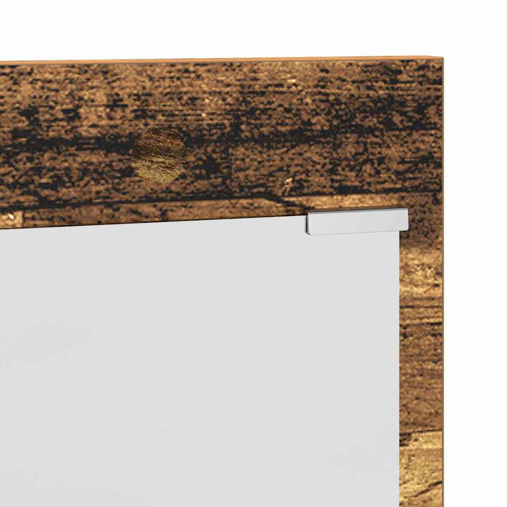 Wandgemonteerde kapstok Oudhout 90 x 10 x 50 cm Bewerkt hout is nu te koop bij PeponiXL, paradijselijk wonen!