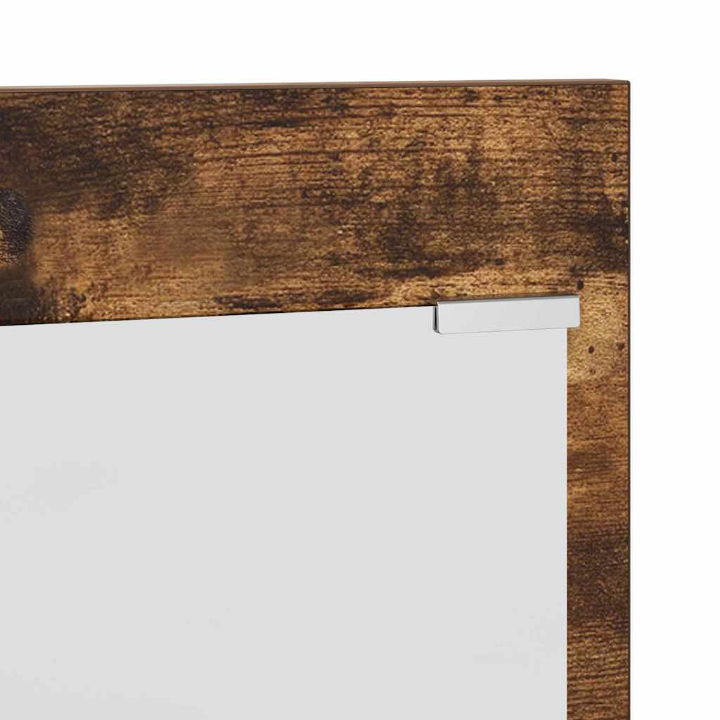 Wandgemonteerde kapstok met plank Gerookt eiken 70 x 10 x 90 cm is nu te koop bij PeponiXL, paradijselijk wonen!