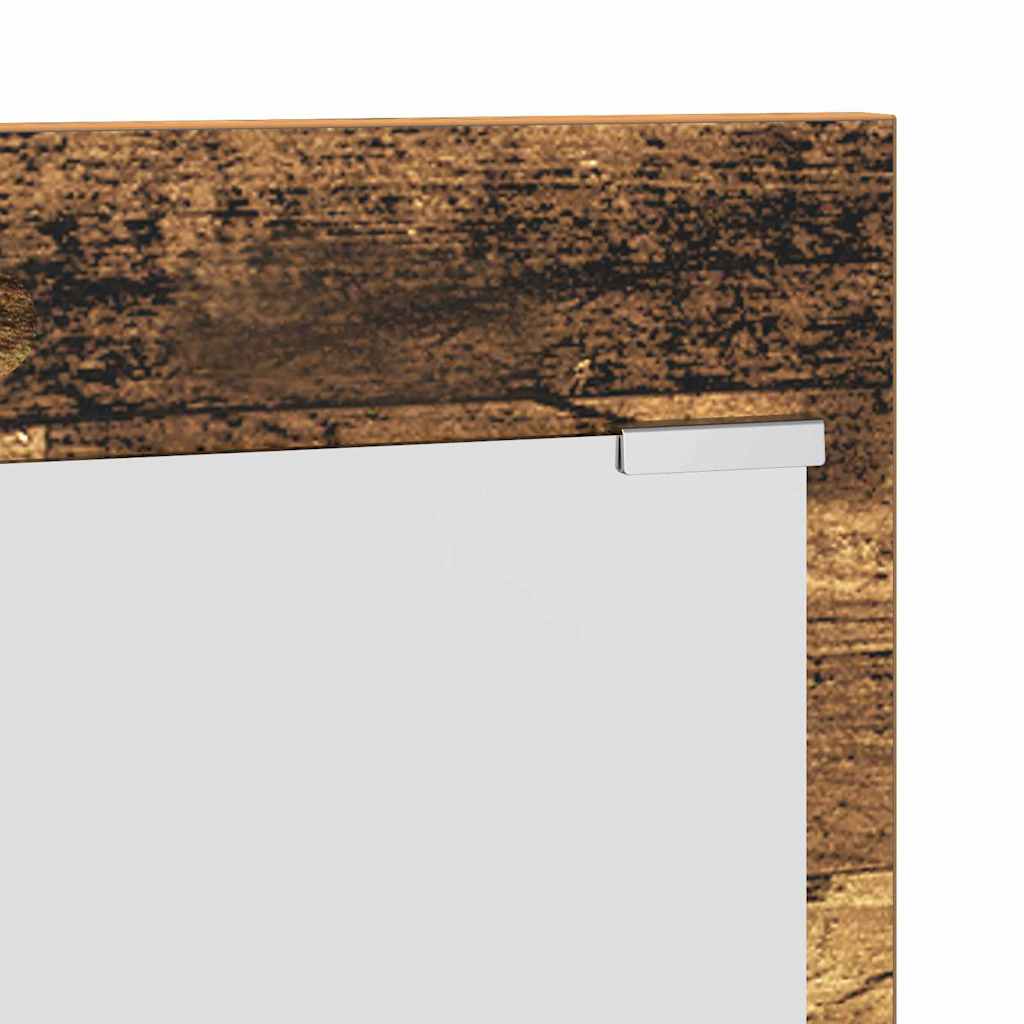 Wandgemonteerde kapstok Oudhout 70 x 10 x 90 cm Bewerkt hout is nu te koop bij PeponiXL, paradijselijk wonen!
