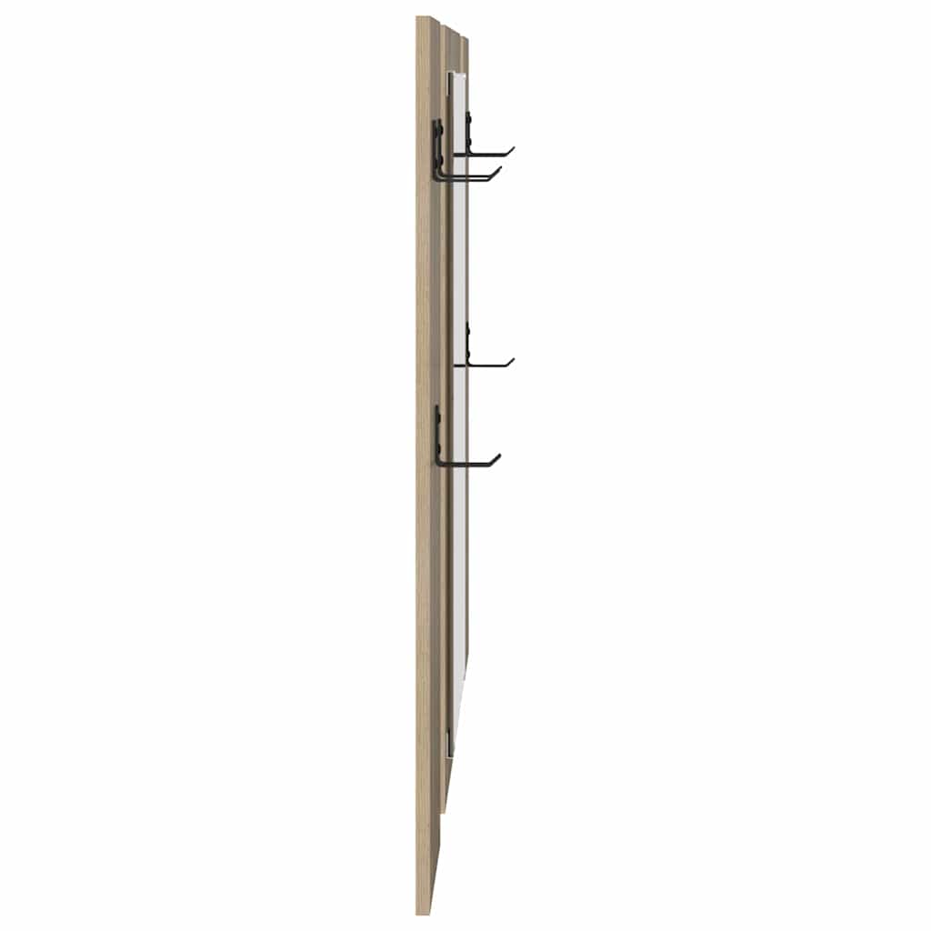 Wandgemonteerde kapstok Sonoma Eiken 96 x 1,5 x 90 cm is nu te koop bij PeponiXL, paradijselijk wonen!