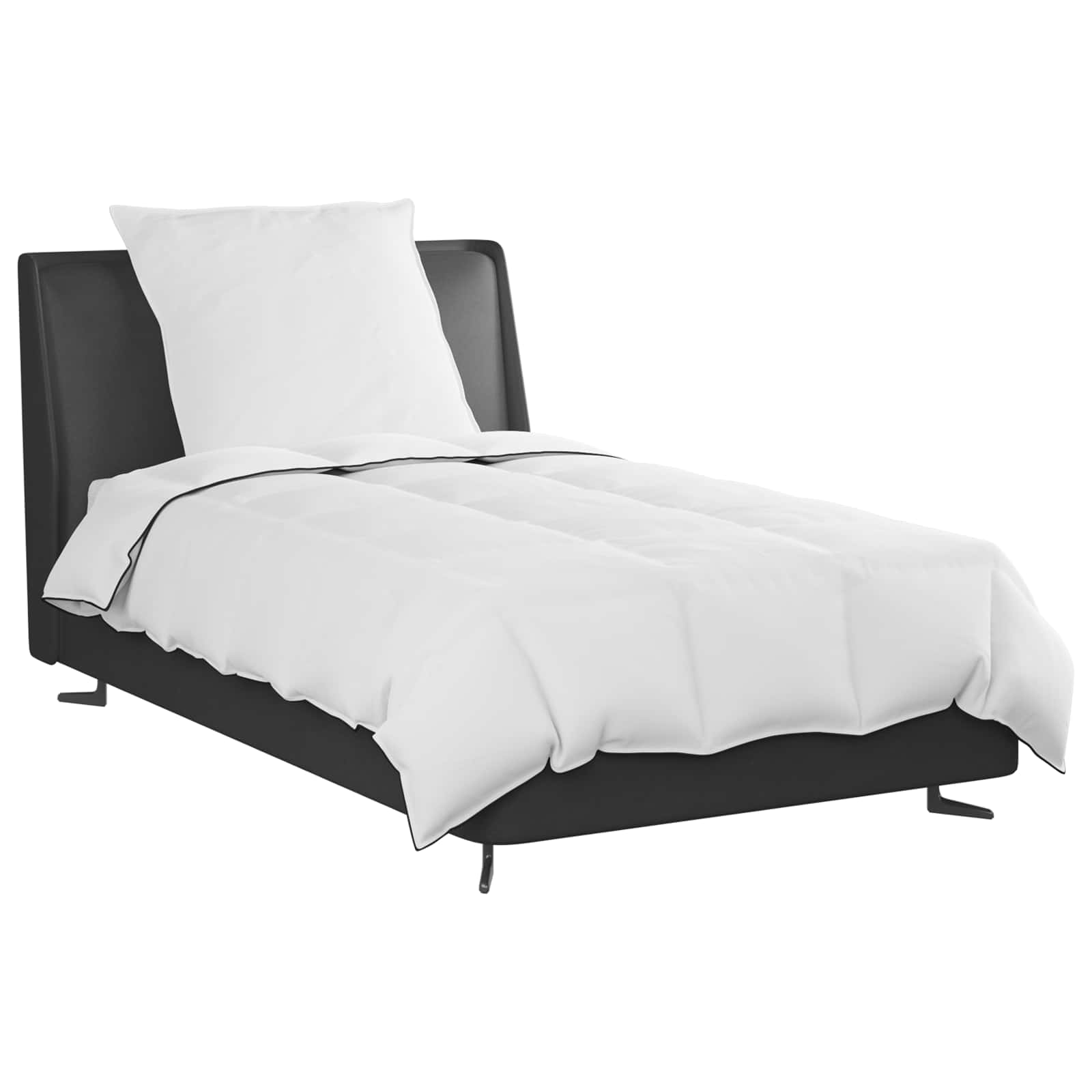 Winter Dekbed met kussen 2 pcs Wit Donsveertjes is nu te koop bij PeponiXL, paradijselijk wonen!