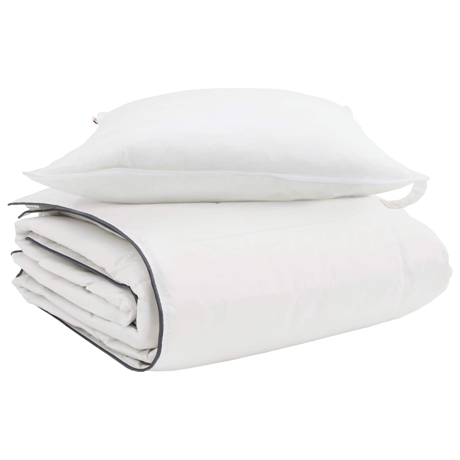 Winter Dekbed met kussen 2 pcs Wit Donsveertjes is nu te koop bij PeponiXL, paradijselijk wonen!