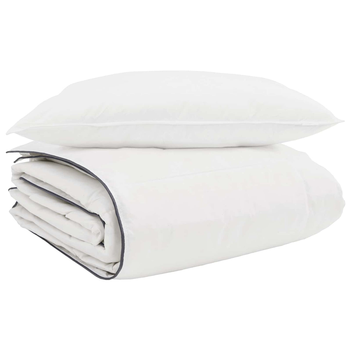 Winter Dekbed met kussen 2 pcs Wit Donsveertjes is nu te koop bij PeponiXL, paradijselijk wonen!