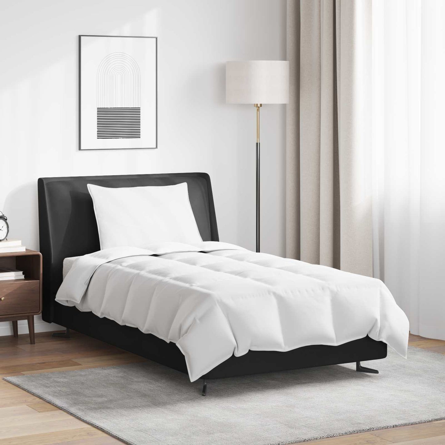 Zomer Dekbed met kussen 2 pcs Wit Donsveertjes is nu te koop bij PeponiXL, paradijselijk wonen!