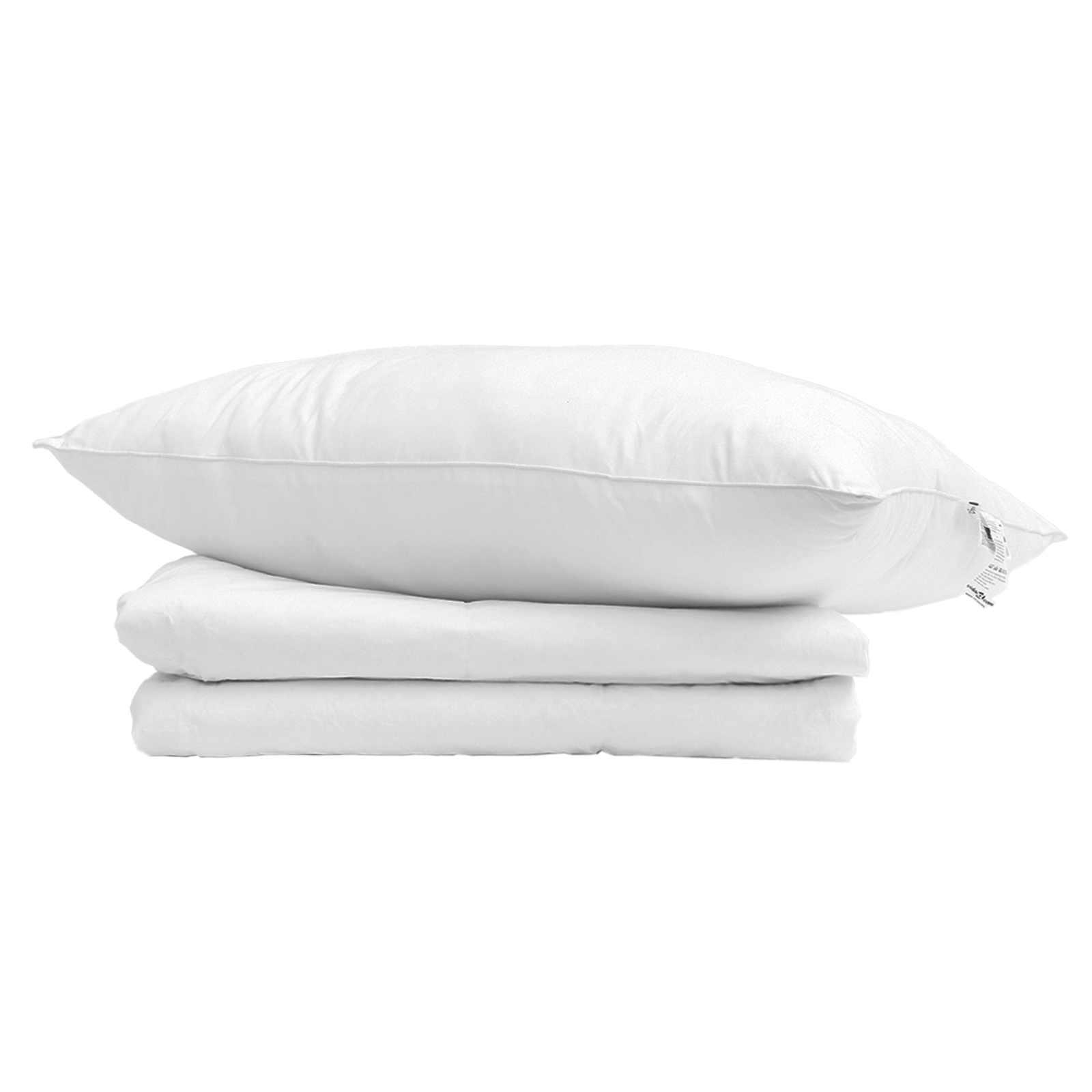 Zomer Dekbed met kussen 2 pcs Wit Donsveertjes is nu te koop bij PeponiXL, paradijselijk wonen!