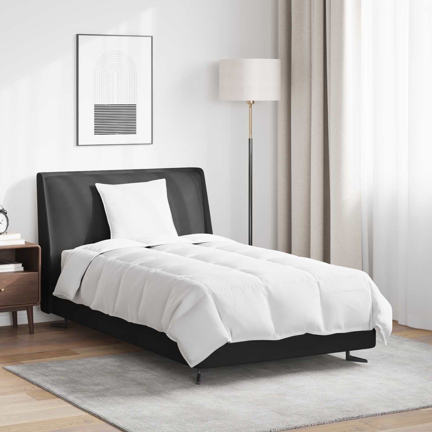 Zomer Dekbed met kussen 2 pcs Wit Donsveertjes is nu te koop bij PeponiXL, paradijselijk wonen!