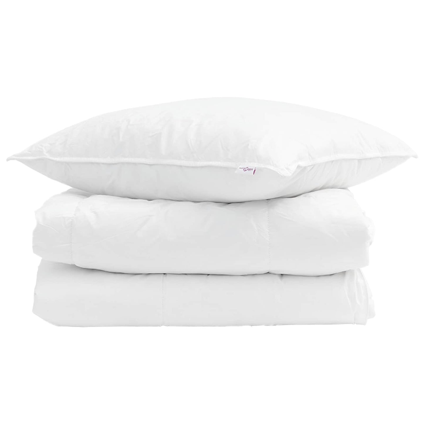 Zomer Dekbed met kussen 2 pcs Wit Donsveertjes is nu te koop bij PeponiXL, paradijselijk wonen!