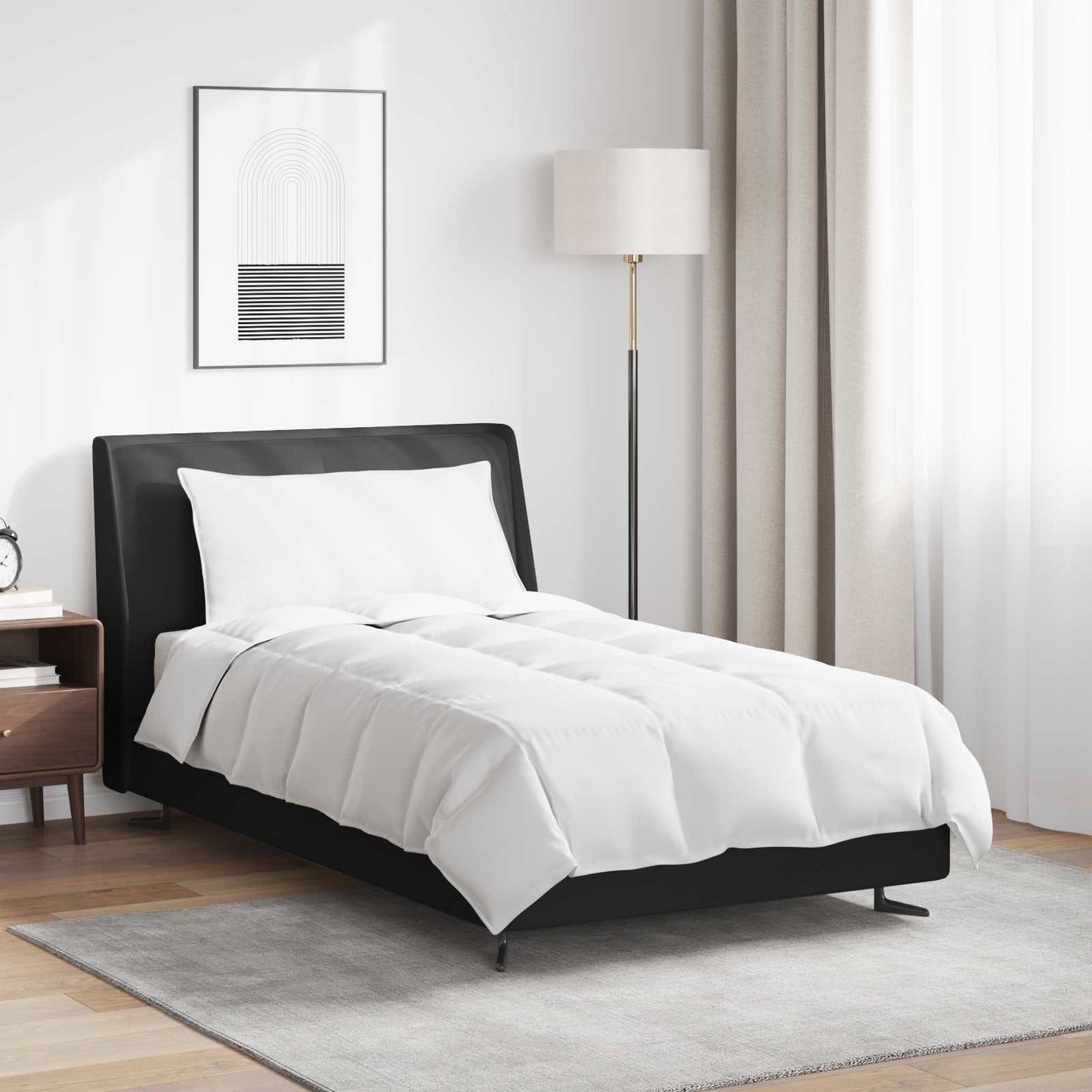 Winter Dekbed met kussen 2 pcs Wit Donsveertjes is nu te koop bij PeponiXL, paradijselijk wonen!