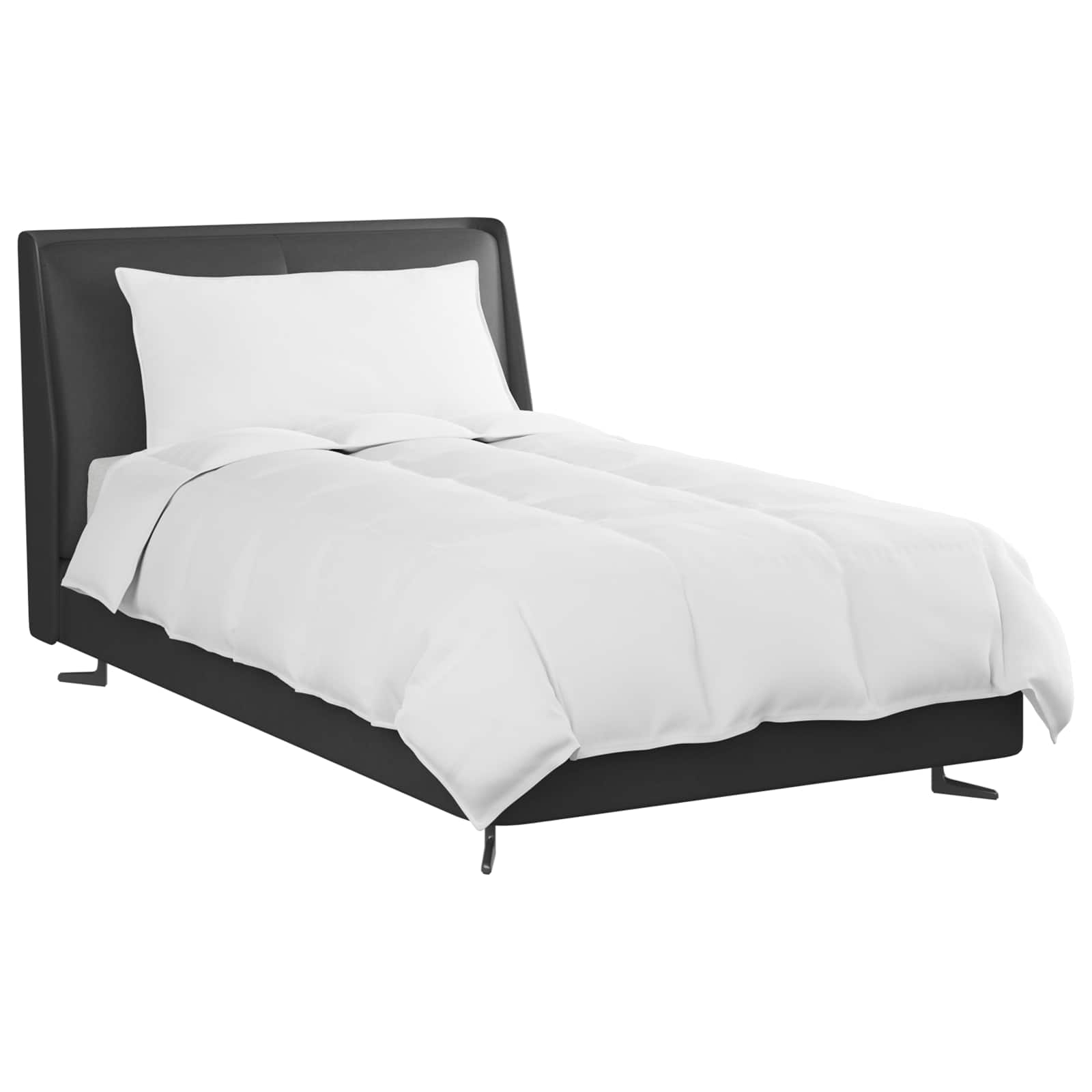 Winter Dekbed met kussen 2 pcs Wit Donsveertjes is nu te koop bij PeponiXL, paradijselijk wonen!