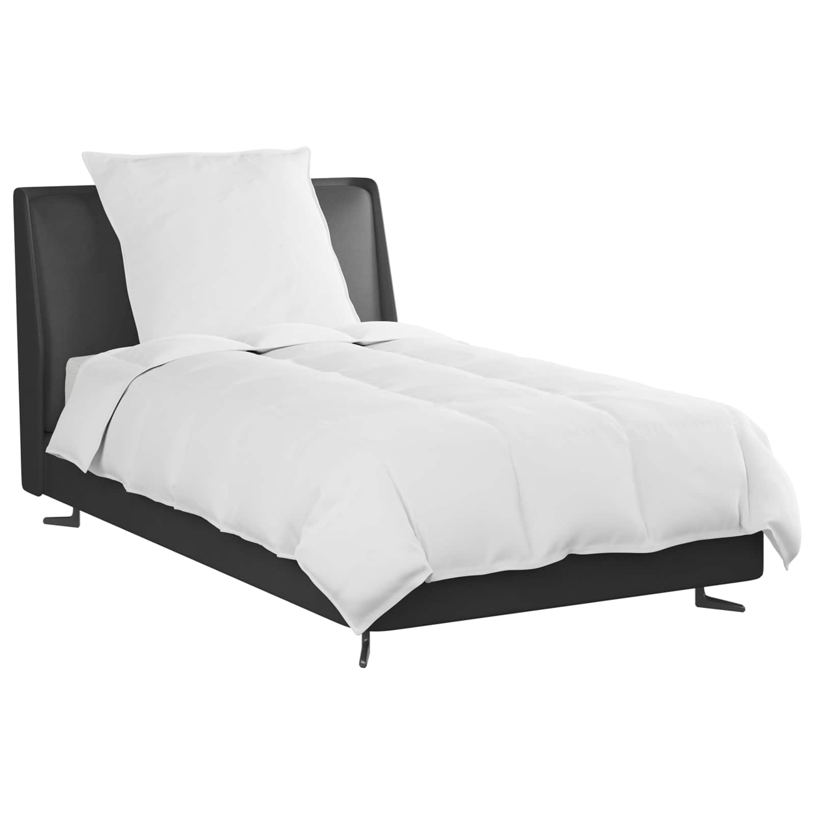 Winter Dekbed met kussen 2 pcs Wit Donsveertjes is nu te koop bij PeponiXL, paradijselijk wonen!