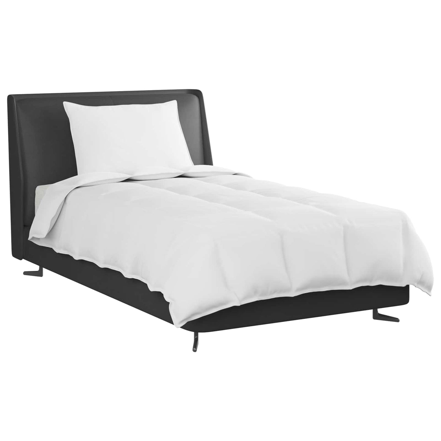 2-in-1 Dekbed met kussen 2 pcs Wit Donsveertjes is nu te koop bij PeponiXL, paradijselijk wonen!