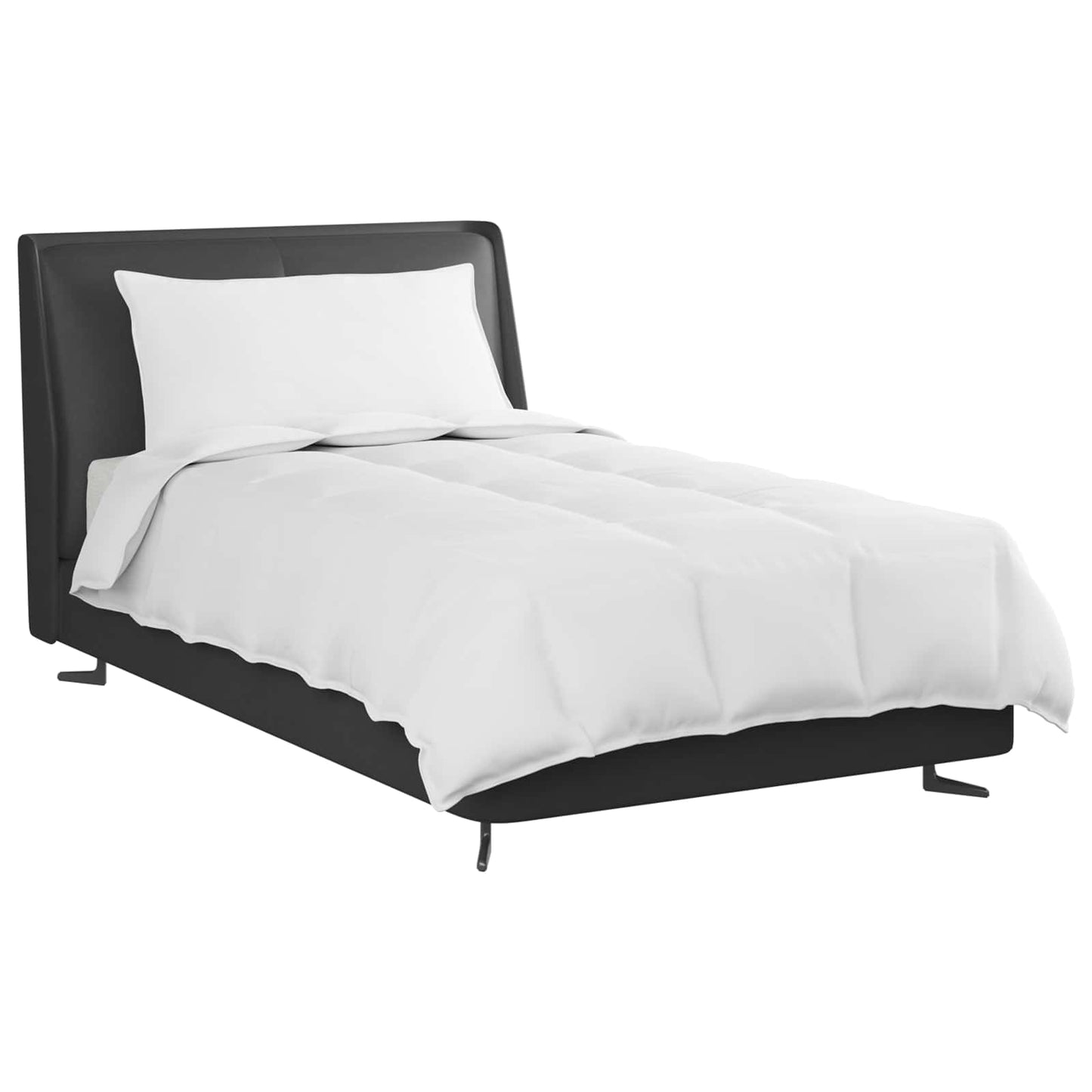 2-in-1 Dekbed met kussen 2 pcs Wit Donsveertjes is nu te koop bij PeponiXL, paradijselijk wonen!