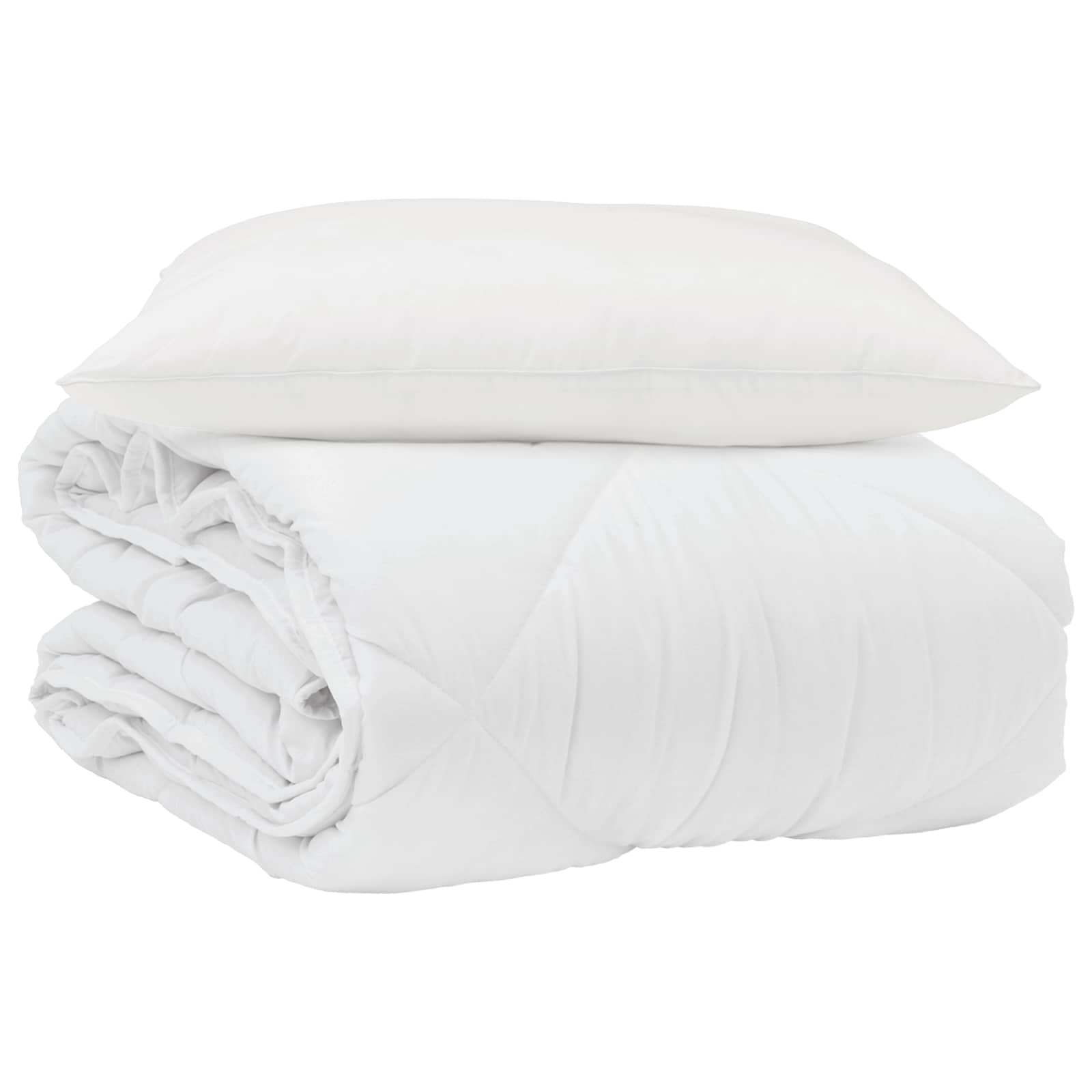 Zomer Dekbed met kussen 2 pcs Wit Microvezel is nu te koop bij PeponiXL, paradijselijk wonen!