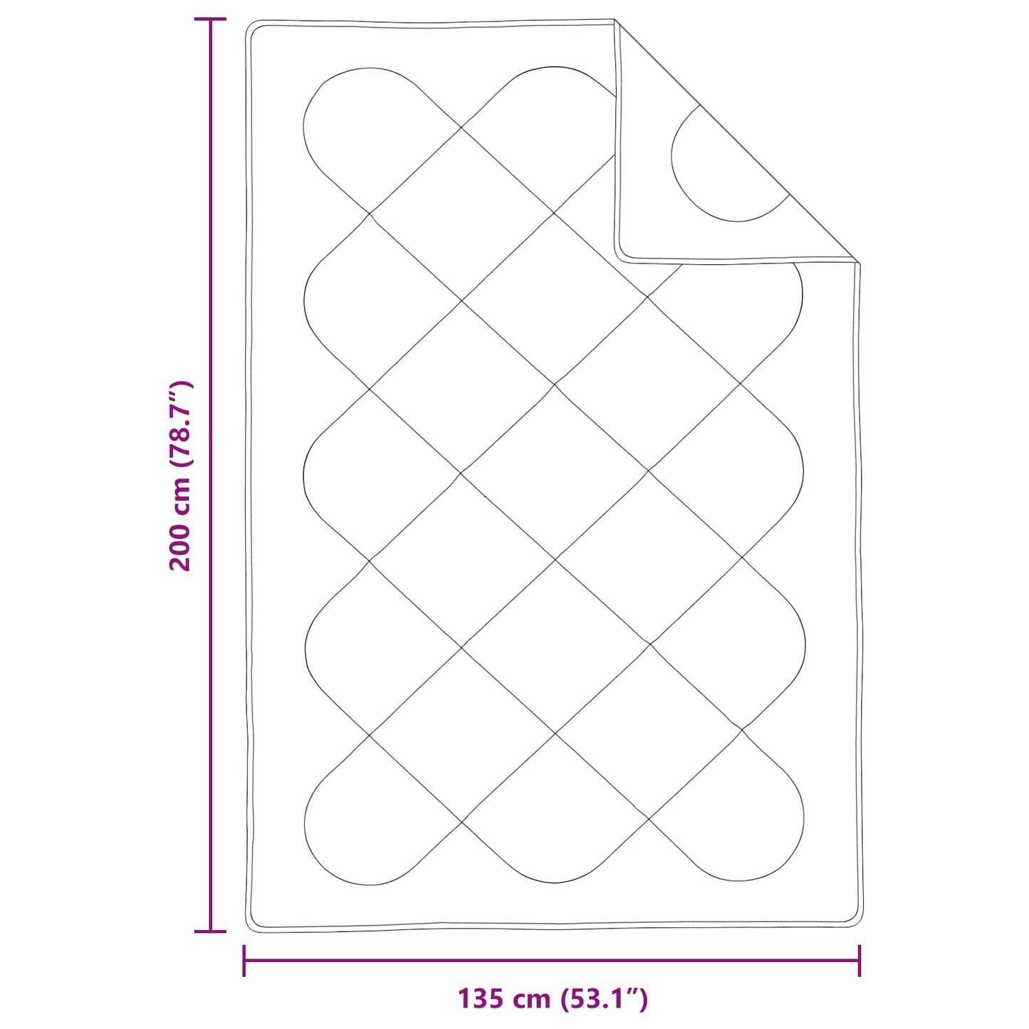 Zomer Dekbed met kussen 2 pcs Wit Microvezel is nu te koop bij PeponiXL, paradijselijk wonen!