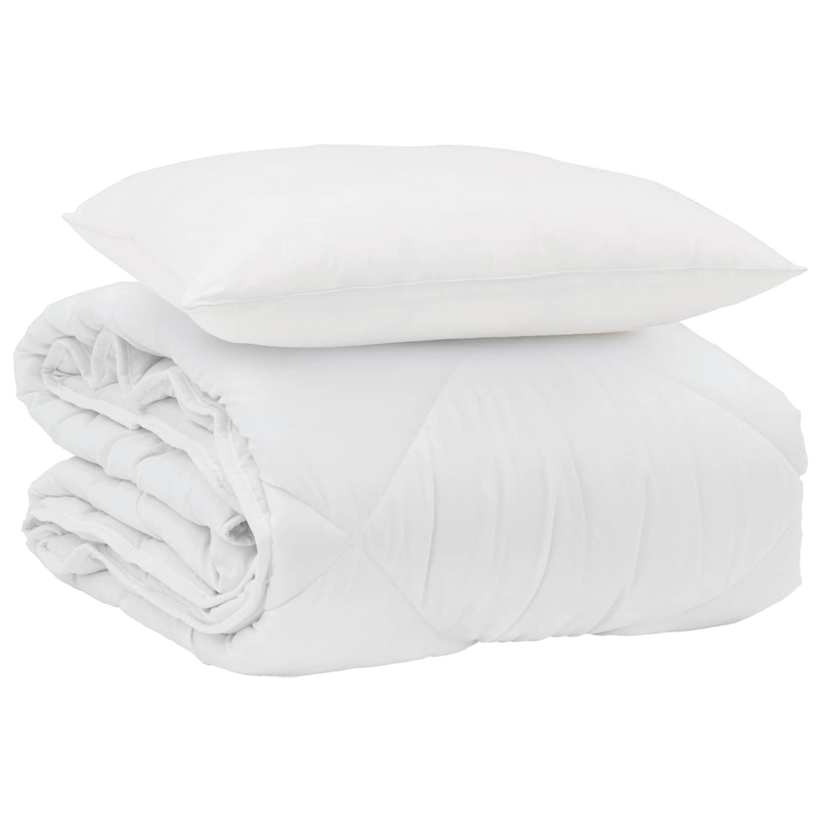 Zomer Dekbed met kussen 2 pcs Wit Microvezel is nu te koop bij PeponiXL, paradijselijk wonen!