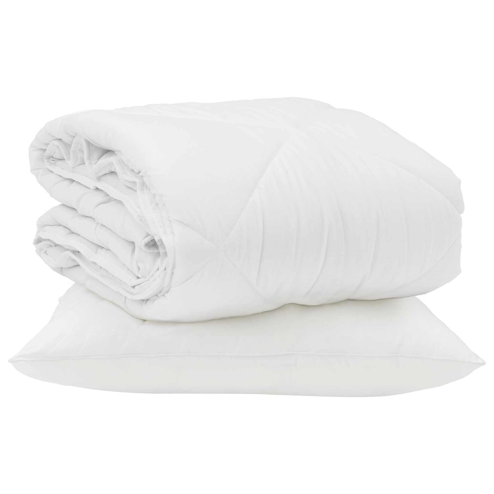 Zomer Dekbed met kussen 2 pcs Wit Microvezel is nu te koop bij PeponiXL, paradijselijk wonen!