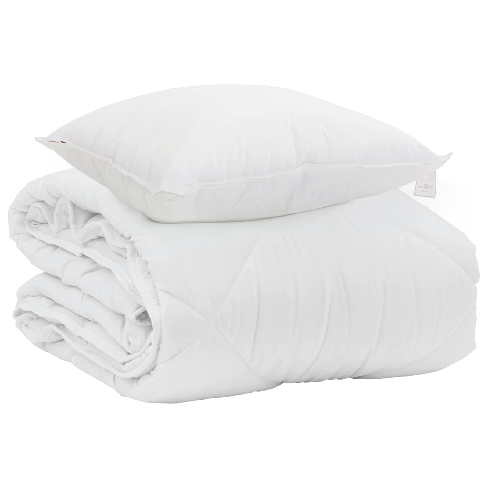 Zomer Dekbed met kussen 2 pcs Wit Microvezel is nu te koop bij PeponiXL, paradijselijk wonen!