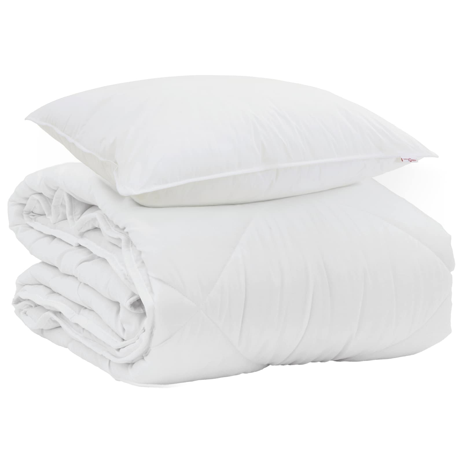 Zomer Dekbed met kussen 2 pcs Wit Microvezel is nu te koop bij PeponiXL, paradijselijk wonen!