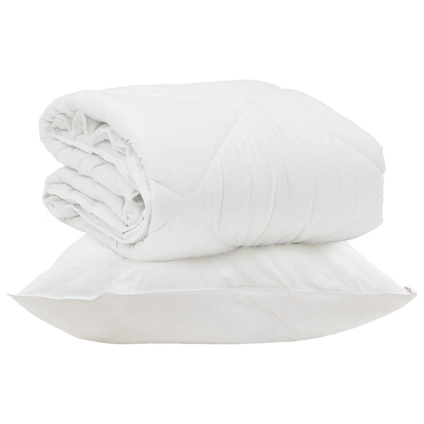 Zomer Dekbed met kussen 2 pcs Wit Microvezel is nu te koop bij PeponiXL, paradijselijk wonen!