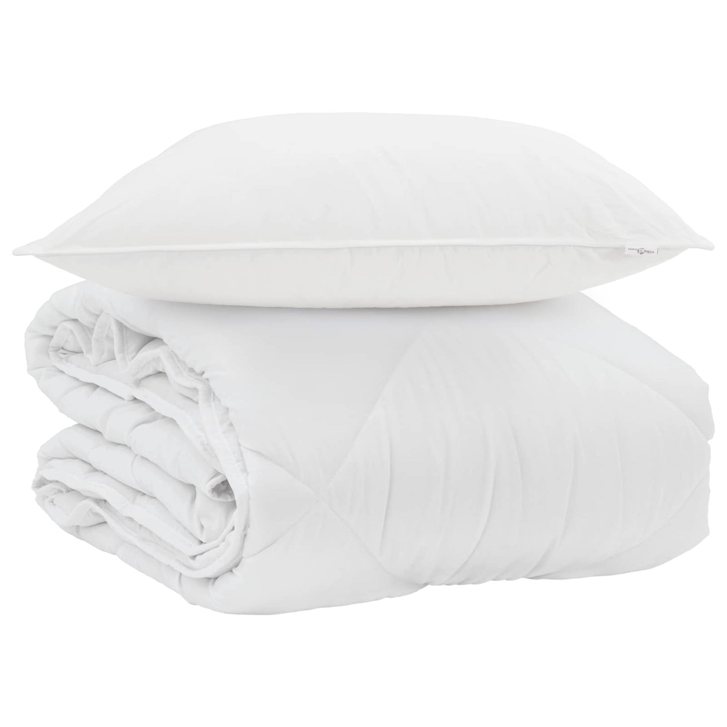 Zomer Dekbed met kussen 2 pcs Wit Microvezel is nu te koop bij PeponiXL, paradijselijk wonen!