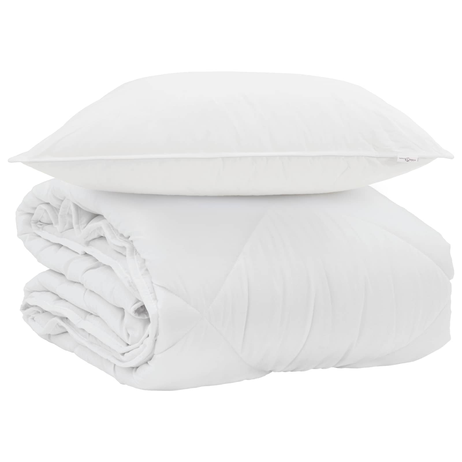 Zomer Dekbed met kussen 2 pcs Wit Microvezel is nu te koop bij PeponiXL, paradijselijk wonen!