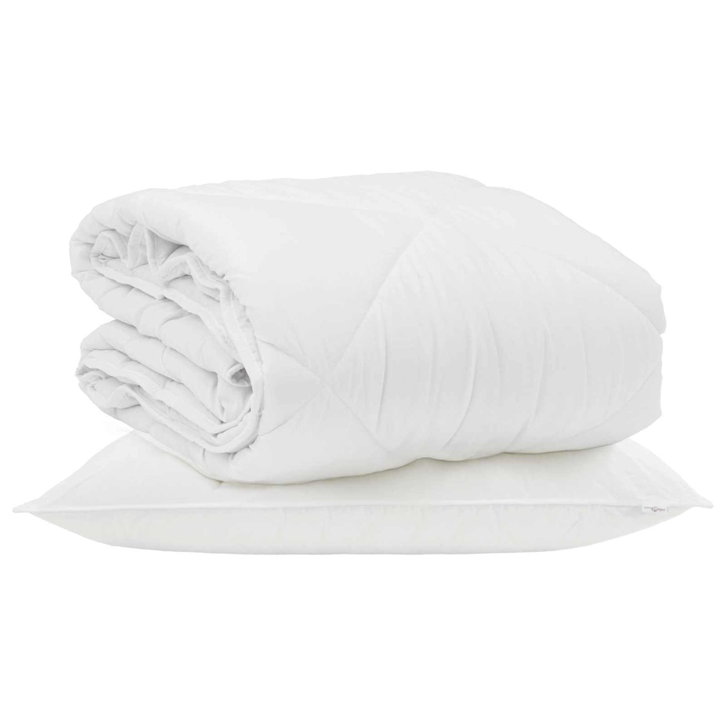 Zomer Dekbed met kussen 2 pcs Wit Microvezel is nu te koop bij PeponiXL, paradijselijk wonen!
