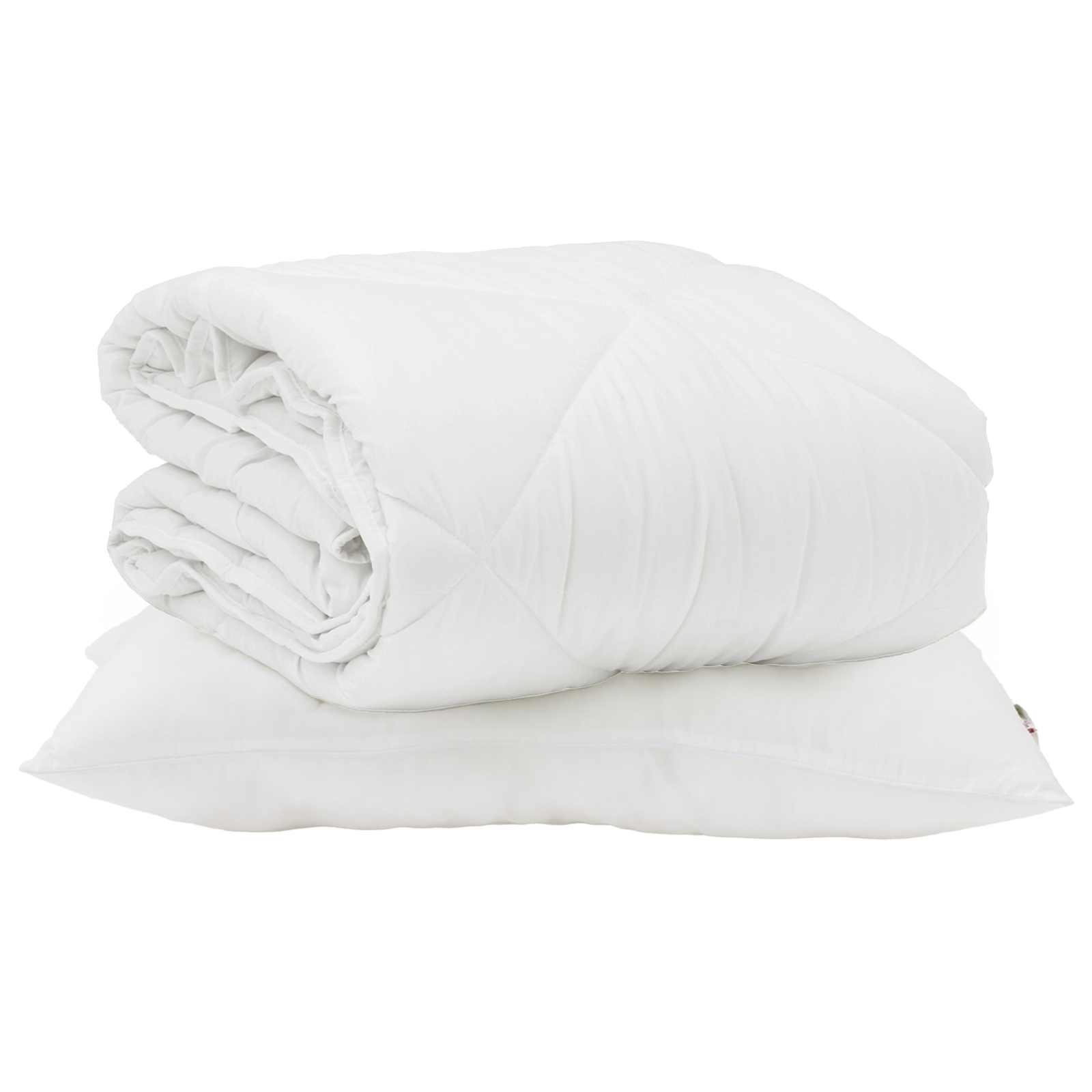 Zomer Dekbed met kussen 2 pcs Wit Microvezel is nu te koop bij PeponiXL, paradijselijk wonen!