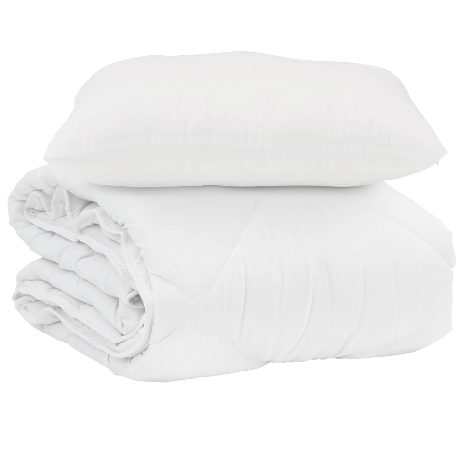 Zomer Dekbed met kussen 2 pcs Wit Microvezel is nu te koop bij PeponiXL, paradijselijk wonen!