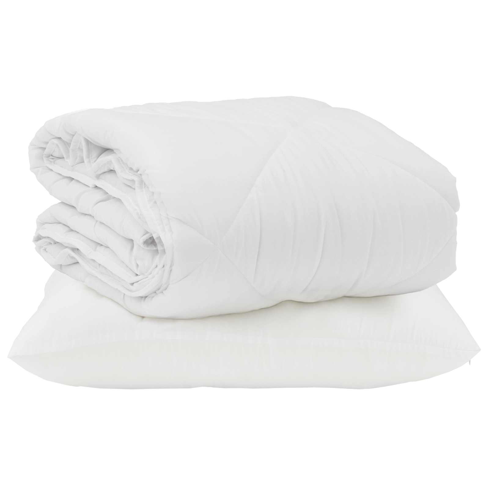 Zomer Dekbed met kussen 2 pcs Wit Microvezel is nu te koop bij PeponiXL, paradijselijk wonen!