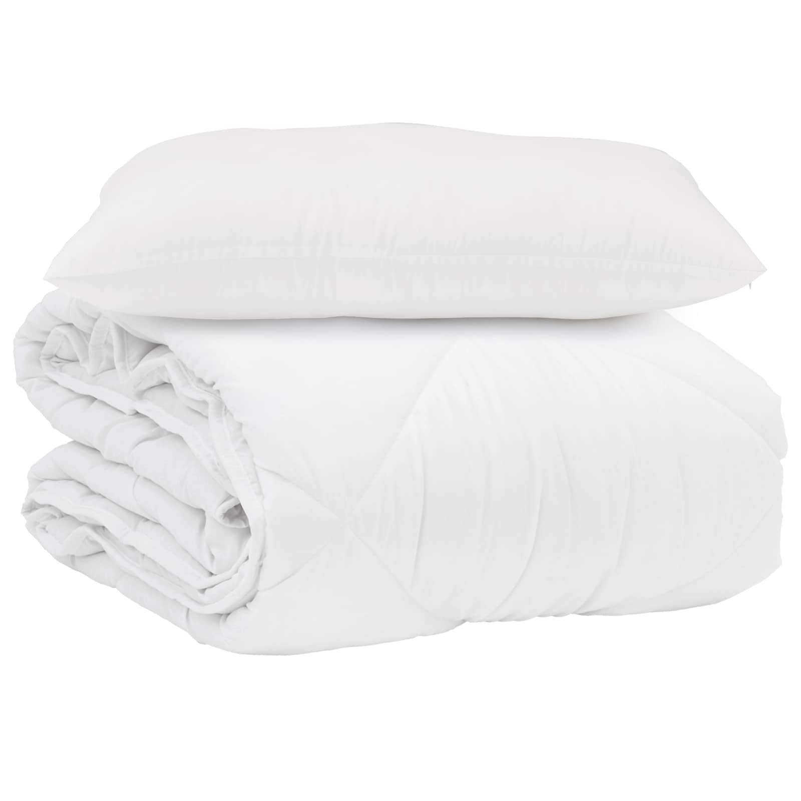 Zomer Dekbed met kussen 2 pcs Wit Microvezel is nu te koop bij PeponiXL, paradijselijk wonen!
