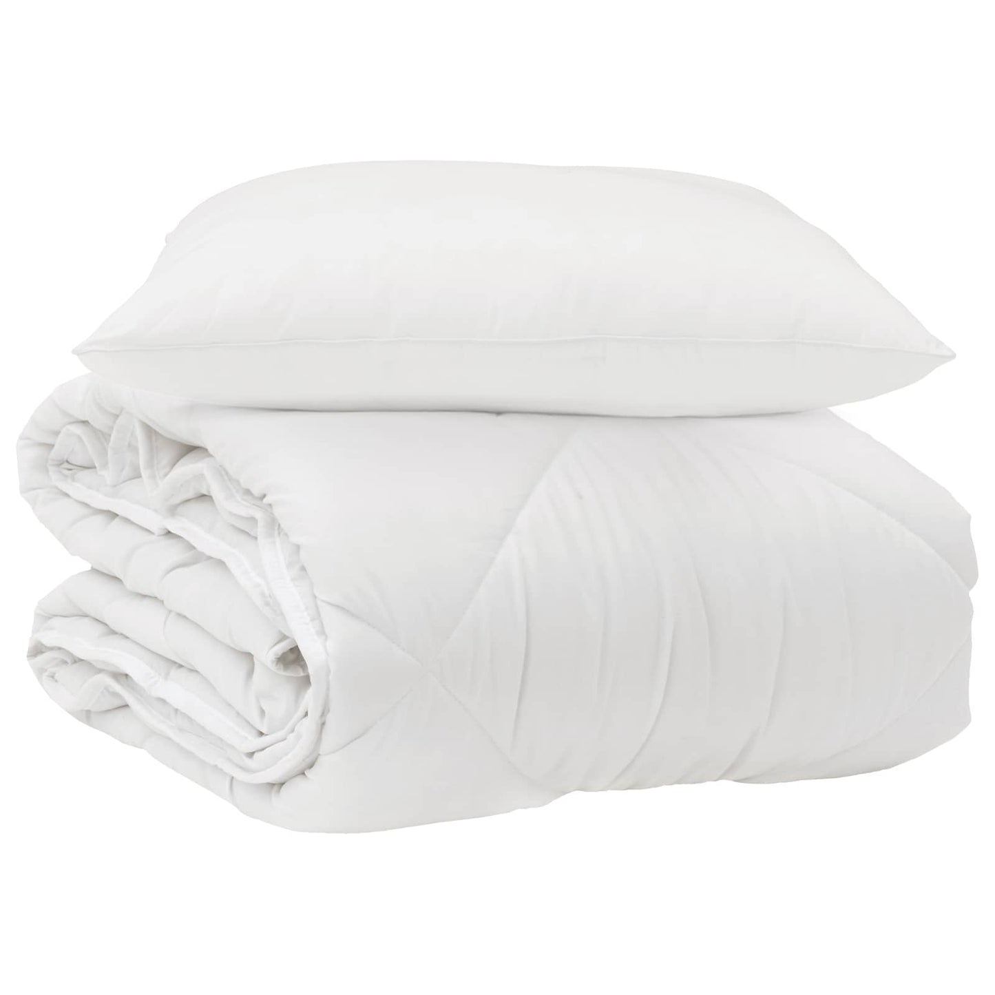 Het Duvet voor Elk Seizoen met kussen 2 pcs Wit Microvezel is nu te koop bij PeponiXL, paradijselijk wonen!