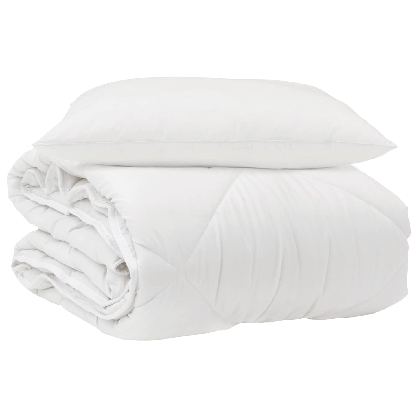 Het Duvet voor Elk Seizoen met kussen 2 pcs Wit Microvezel is nu te koop bij PeponiXL, paradijselijk wonen!