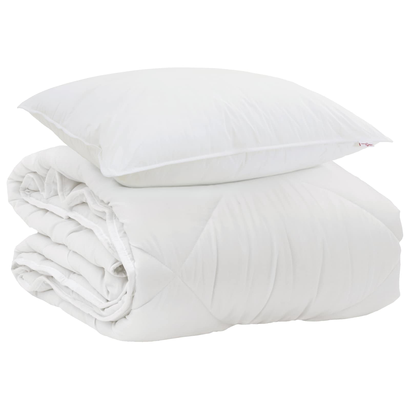Het Duvet voor Elk Seizoen met kussen 2 pcs Wit Microvezel is nu te koop bij PeponiXL, paradijselijk wonen!