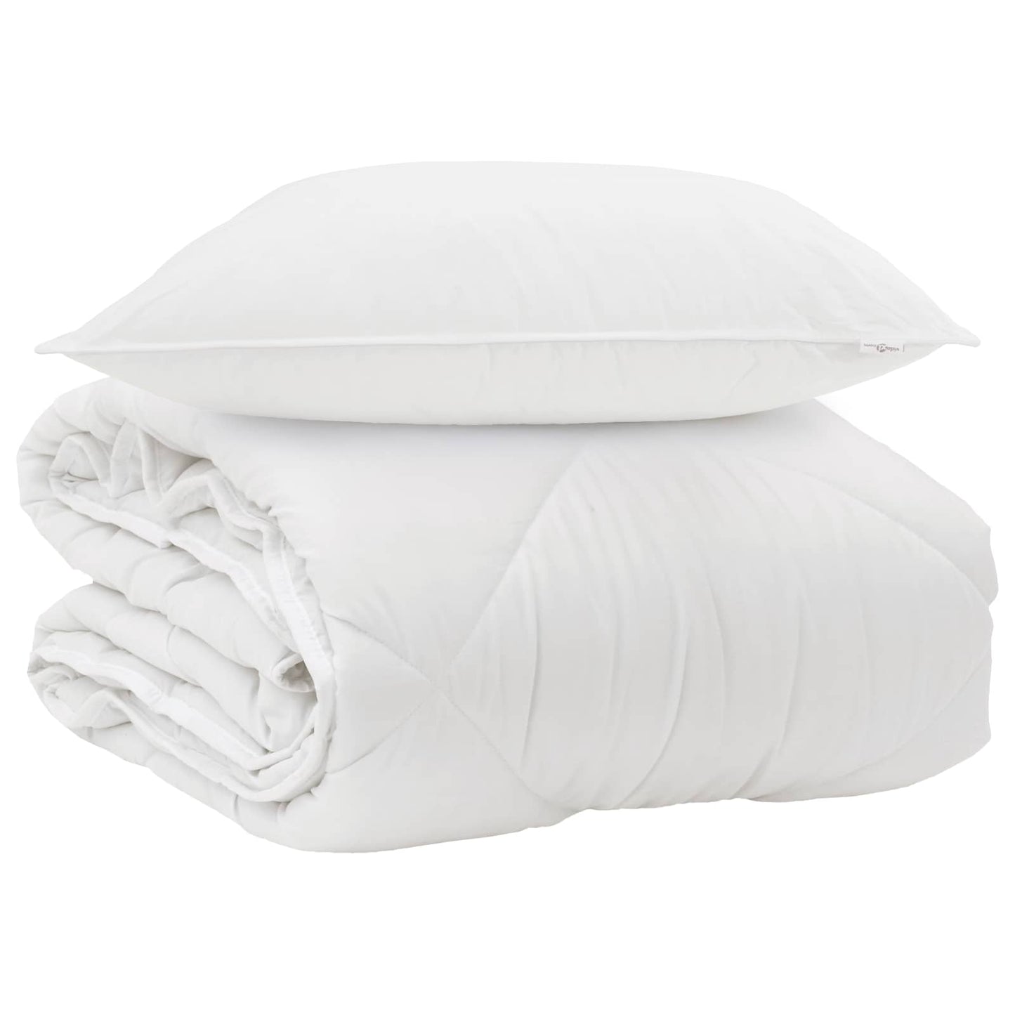 Het Duvet voor Elk Seizoen met kussen 2 pcs Wit Microvezel is nu te koop bij PeponiXL, paradijselijk wonen!