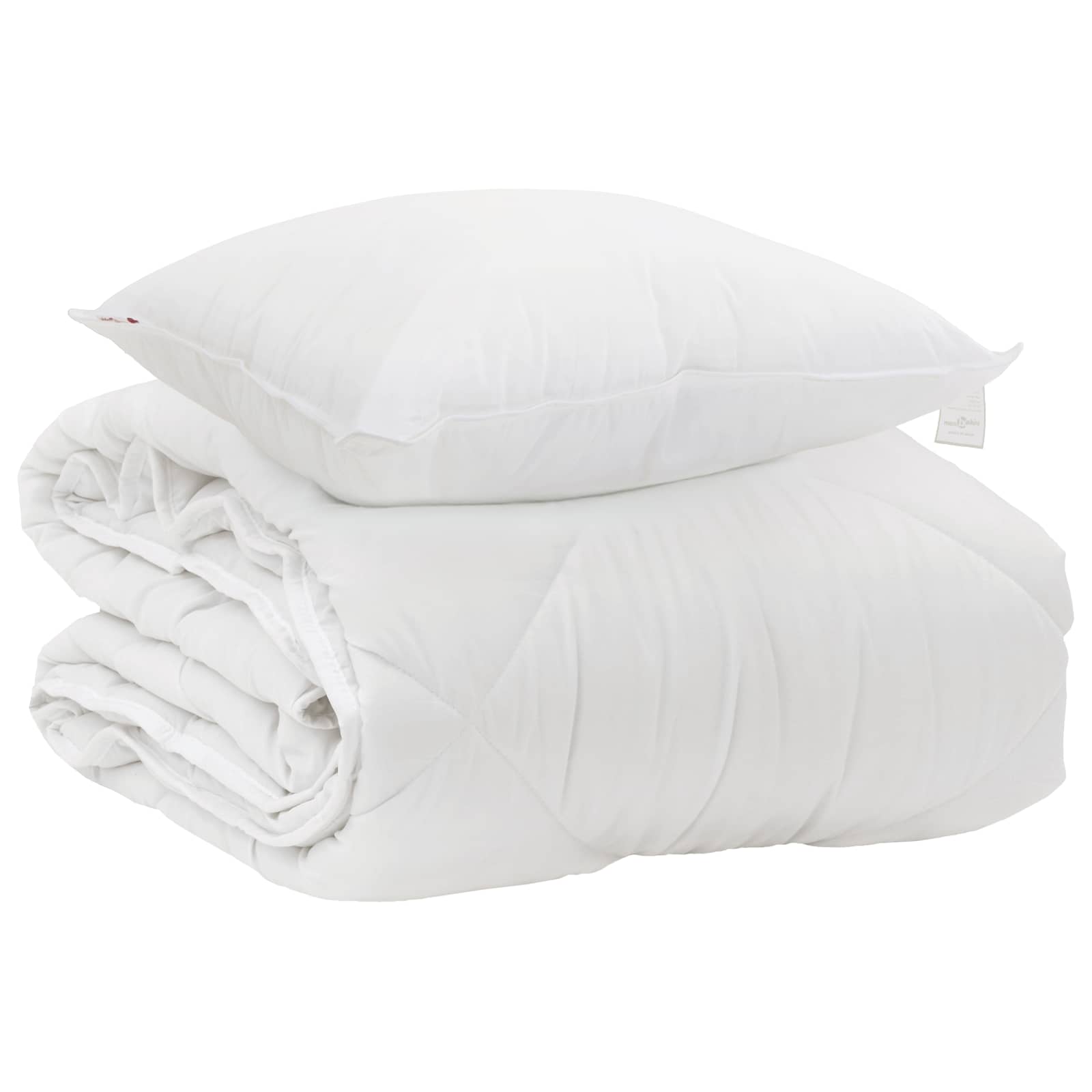Het Duvet voor Elk Seizoen met kussen 2 pcs Wit Microvezel is nu te koop bij PeponiXL, paradijselijk wonen!