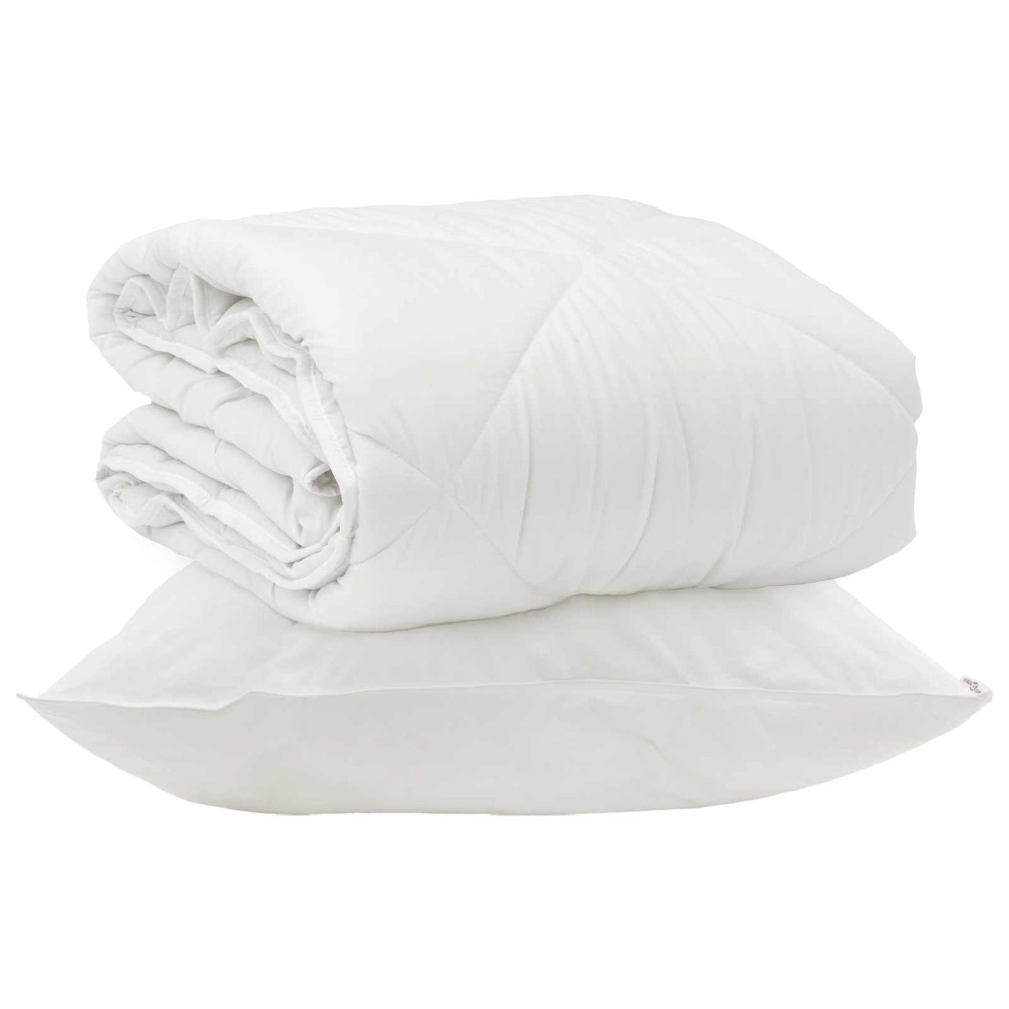 Het Duvet voor Elk Seizoen met kussen 2 pcs Wit Microvezel is nu te koop bij PeponiXL, paradijselijk wonen!