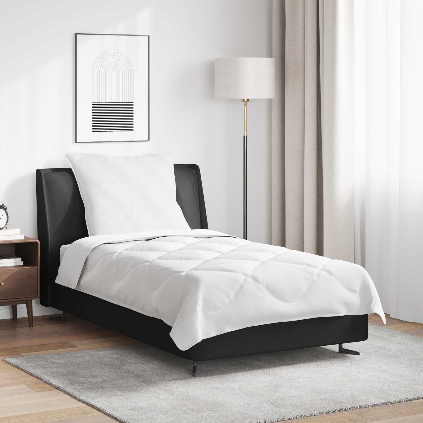 Dekbed met kussen 2 pcs Wit Microvezel is nu te koop bij PeponiXL, paradijselijk wonen!